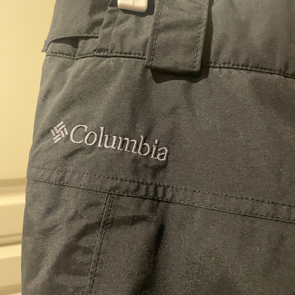 NEW Mens Columbia Large TALL Bugaboo Ski Pants Black No Paper Tags - Picture 4 of 9